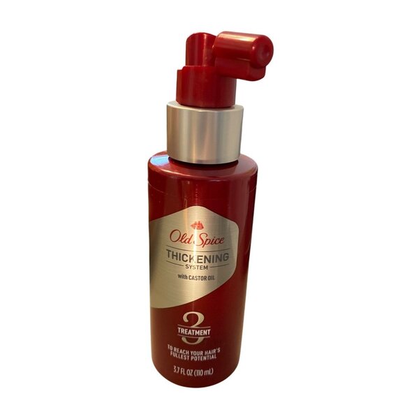 Old Spice Hair Thickening System With Castor Oil 3.7 Fl Oz Treatment For Thicker - Picture 1 of 3